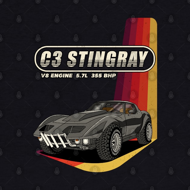 Chevy Corvette Stingray C3 Off-Road by Guyvit